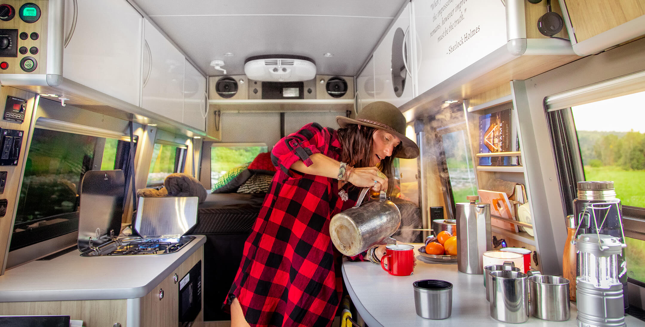 Cooking vans best sale